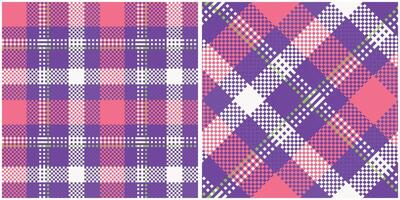 schottisch Tartan Muster. traditionell schottisch kariert Hintergrund. nahtlos Tartan Illustration einstellen zum Schal, Decke, andere modern Frühling Sommer- Herbst Winter Urlaub Stoff drucken. vektor