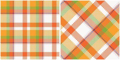 schottisch Tartan nahtlos Muster. Tartan Plaid nahtlos Muster. traditionell schottisch gewebte Stoff. Holzfäller Hemd Flanell Textil. Muster Fliese Swatch inbegriffen. vektor