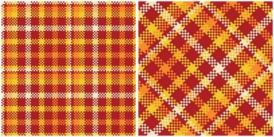 Tartan Muster nahtlos. Pastell- schottisch Plaid, traditionell Pastell- schottisch gewebte Stoff. Holzfäller Hemd Flanell Textil. Muster Fliese Swatch inbegriffen. vektor