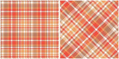 schottisch Tartan nahtlos Muster. schottisch Plaid, traditionell schottisch gewebte Stoff. Holzfäller Hemd Flanell Textil. Muster Fliese Swatch inbegriffen. vektor