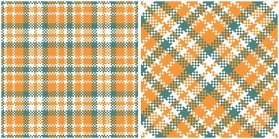 schottisch Tartan Muster. abstrakt prüfen Plaid Muster Vorlage zum Design Ornament. nahtlos Stoff Textur. vektor