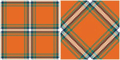 klassisch schottisch Tartan Design. klassisch Plaid Schottenstoff. Flanell Hemd Tartan Muster. modisch Fliesen zum Tapeten. vektor