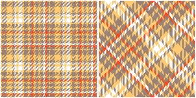 klassisch schottisch Tartan Design. Schachbrett Muster. Vorlage zum Design Ornament. nahtlos Stoff Textur. vektor