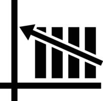 Diagram ikon symbol bild för data statistisk analys illustration vektor