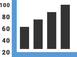 Diagramm Symbol Symbol Bild zum Daten Statistik Analyse Illustration vektor