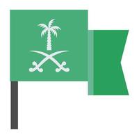 Saudi-Flagge-Konzepte vektor
