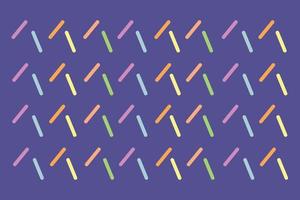 abstrakte bunte Linien mustert stilvollen Retro-lila Hintergrund vektor