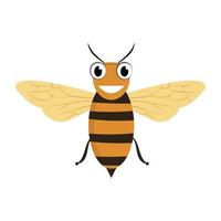 trendige Honigbienen-Konzepte vektor
