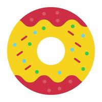 trendiga donutkoncept vektor