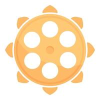 sonnig Film Spule Symbol Illustration vektor