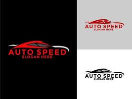 Auto Auto Logo . Auto Garage Auto Logo Design, Geschwindigkeit Rennen Auto Logo Vorlage vektor