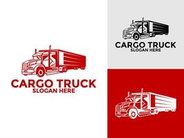 LKW Logo , Prämie LKW Unternehmen oder LKW Logistik und Lieferung Logo Design Vorlage vektor