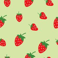 stawberry sömlös mönster vektor