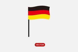 Land Flagge Illustration auf grau Hintergrund vektor