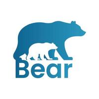 Abbildungen von ein Grizzly Bär und es ist Jungen können Sein benutzt zum Kind Pflege Unternehmen vektor