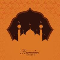 traditionell Ramadan kareem saisonal Gruß Hintergrund Design vektor