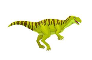 neovenator förhistorisk dinosaurie, gammal reptil vektor