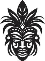 Stammes- Traditionen hawaiisch Frau polynesisch Eleganz hawaiisch Frau Symbol im schwarz vektor