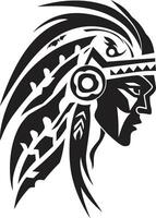 ozeanisch Wesen Stammes- Frau Symbol Insel Stolz schwarz hawaiisch Frau Grafik vektor
