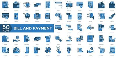 räkningen och betalning metod ikon. räkningen betala, kontanter plånbok, snabbt betala, kort hårt slag, lätt räkningar, betala höger, digital kontanter, säkra betala, räkningen lätthet, mynt plånbok vektor