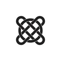 bokstaven xo linjer konst överlappande platt logotyp vektor