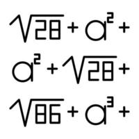 Symbol für mathematisches Problem Glyphe. mathematisches Rätsel. geistige Übung. Freizeit Mathematik. Einfallsreichtum, Wissen, Intelligenztest. Silhouette-Symbol. negativen Raum. isolierte Vektorgrafik vektor