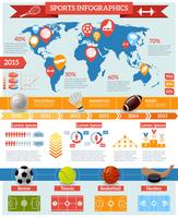 sport infographics set