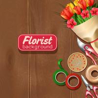 Florist Hintergrund Illustration vektor