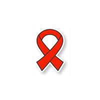 Anti-HIV-Band-Patch. Welt-Aids-Tag-Farbaufkleber. Kampf gegen Aids. isolierte Vektorgrafik vektor