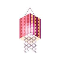 dekorative Diwali-Lampe vektor