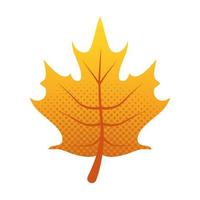höst löv löv säsongsbetonade ikon vektor