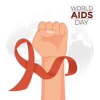 World Aids Day-kort vektor