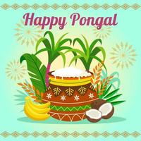 glad pongal dag vektor