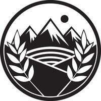 Umweltmanet und Ökologie Logo Design Illustration vektor