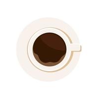 Luftaufnahme von Kaffee ansehen vektor