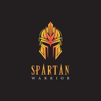 spartansk krigare hjälm logotyp, en tidlös emblem av styrka och tapperhet vektor