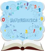 Gekritzel-Mathe-Formel mit Mathematik-Schriftart vektor