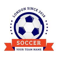 Londoner Fußballkonzepte vektor