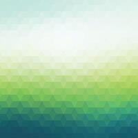 abstrakt Hintergrund mit Grün und Blau Dreiecke vektor