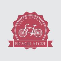 Vintage Fahrradladen Design vektor