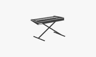 synthesizer vektor illustration. isolerad på vit bakgrund. kreativ ikon.