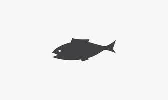 tonfisk vektor illustration på vit bakgrund. kreativ ikon.