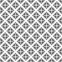 Schwarz-Weiß-Oberflächenmuster Textur. bw dekoratives Grafikdesign. Mosaik Ornamente. Mustervorlage. Vektor-Illustration. vektor