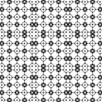 Schwarz-Weiß-Oberflächenmuster Textur. bw dekoratives Grafikdesign. Mosaik Ornamente. Mustervorlage. Vektor-Illustration. vektor