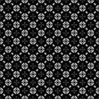 Schwarz-Weiß-Oberflächenmuster Textur. bw dekoratives Grafikdesign. Mosaik Ornamente. Mustervorlage. Vektor-Illustration. vektor