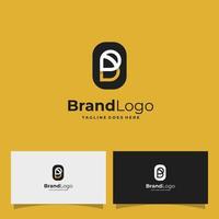 Buchstabe b Biene Logo Design Vektor