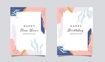 schöner abstrakter Hintergrund geeignet für Neujahrs- oder Geburtstagskarte vektor