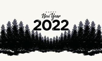 neues Jahr 2022 Illustration Vektorgrafik Hintergrund vektor