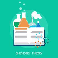 Template Complex Icon 479. Konzept der Chemie-Theorie vektor