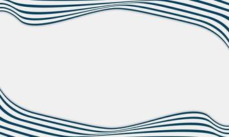 abstrakt randig bakgrund i vitt och blått med vågiga linjer mönster. vektor